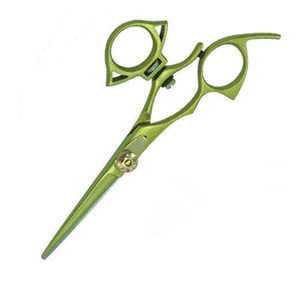 Ciseaux de barbier en titane arc-en-ciel de haute qualité, ciseaux de coiffure professionnels pour usage en salon, fabriqués au Pakistan - Product Image 3