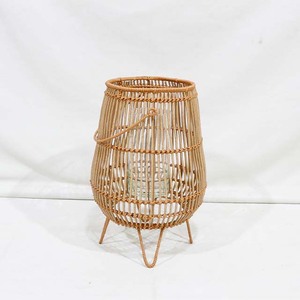New Design <b>Plastic</b> Iron Candle Holder Lantern with Tripod Stand for Garden Decor - Product Image 3