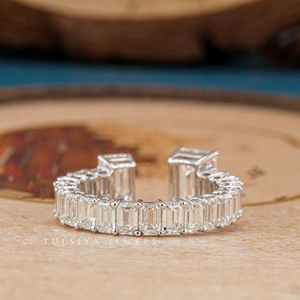 14K Solid Gold Synthetic <b>Diamond</b> <b>Ring</b> for Women Lab Grown <b>Diamond</b> Engagement <b>Ring</b> IGI Certified Fine Jewelry Wedding Gift - Product Image 3