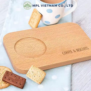 Bandeja de Servir de Bambú Ecológica de Lujo con Grabado de Logotipo Personalizado, Plato para Aperitivos con Portavasos para Nueces y Galletas - Product Image 6