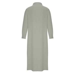 Thobe et Jubba Thawb arabes de luxe pour hommes, manches longues, 100% polyester, robe légère, vêtement musulman avec broderie - Product Image 4