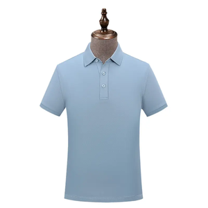 Camisetas Polo Personalizadas al por Mayor para Hombre, 100% Algodón, Manga Corta, Cuello Alto, con Estampado Personalizado - Product Image 1