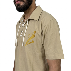 Chemises pour hommes en coton 100% avec logo OEM, grandes tailles, couleur unie, manches courtes, motif été, polos pour hommes - Product Image 5