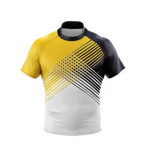 Custom Durable Rugby Jerseys-Team Apparel for Clubs with Plus Size Option UV Protection & Moisture-Wicking - Product Image 1