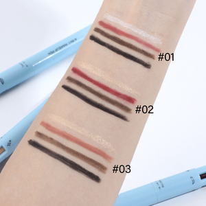 Matte Light Blue Push-Button Beauty <b>Pen</b>, Buildable Pigment Portable for Daily & Travel Use - Product Image 3