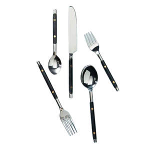 Ensemble de couverts en acier inoxydable de qualité supérieure pour la maison et les restaurants, collection de couverts métalliques durables - Product Image 5