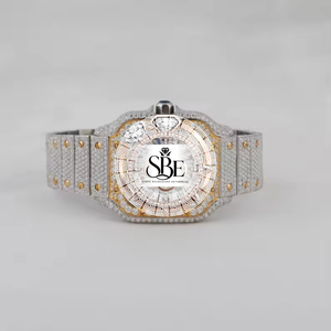 Reloj de lujo con diamantes de imitación Moissanite VVS1 para hombre, estilo hip hop, con circonita cúbica, el más vendido. - Product Image 1