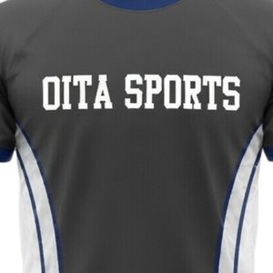 Unisex Charcoal Gray White Sublimation Netball Shirt Polyester Short Sleeve Crewneck <b>Athletic</b> Sports Wear Side Panel Training Ap - Product Image 6