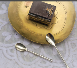 Cuillère en laiton de luxe pour la maison et la cuisine, idéale pour le café et les desserts, design simple, fabriquée à la main, meilleur produit - Product Image 6
