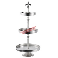 Présentoir à gâteaux en ligne, 2 niveaux, socle à cupcakes rond, tour de vitrine d'anniversaire et de mariage, pour le Dessert, meilleure vente,