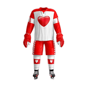 Maillot de hockey sur glace personnalisé avec le nom de l'équipe, uniforme sportif pour équipe, 100% polyester, respirant, confortable, séchage rapide, taille plus - Product Image 4
