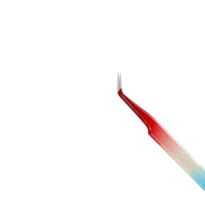 Acier inoxydable courbé professionnel de haute qualité. Pinces à épiler pour extensions de cils, pour une pose facile des cils - Product Image 2