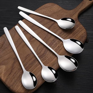 Stainless Steel Ice <b>Cream</b> Dessert Spoons Cutlery Manufacturer Wholesale Stainless Steel Cutlery <b>Set</b> - Product Image 4