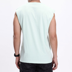 T-shirt sans manches pour hommes, débardeur d'entraînement athlétique, tissu respirant qui évacue l'humidité, léger et confortable, adapté à l'entraînement en salle de sport - Product Image 4