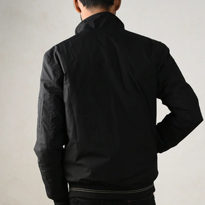 Men's Lightweight Casual <b>Pilot</b> Bomber <b>Jacket</b> Winter Outwear with Zipper Closure Front Logo Available - Product Image 5