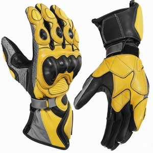 Gants de moto en cuir véritable pour femmes, design tendance, chauds pour l'hiver, noirs, élégants. - Product Image 6