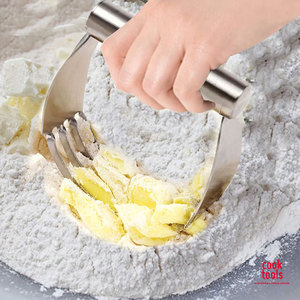 <b>Stainless</b> <b>Steel</b> Dough <b>Blender</b> & Hand Mixer Butter <b>Grinder</b> Pastry Baking Tool - Product Image 1