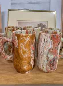 Taza de Mármol Verde Ónix de 6 Pulgadas, Taza de Café y Té de Piedra Natural de Lujo, Hecha a Mano, Pulida, Decorativa, para Regalo - Product Image 3