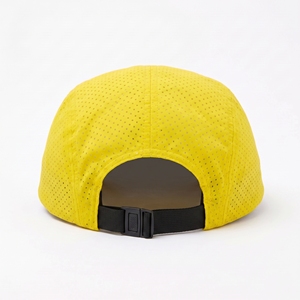 Gorra Deportiva INJAE Amarillo Brillante, 5 Paneles, Transpirable, Impermeable, de Nailon, con Logotipo Bordado Personalizado, Unisex, para Actividades al Aire Libre - Product Image 3
