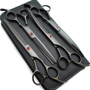 Professional Pet Grooming <b>Scissor</b> Kit Factory Custom Stainless Steel <b>Dog</b> Cat Hair Care And Grooming Tool Set - Product Image 2