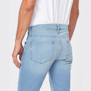   Veste en jean fuselée 2021 pour homme – Tendance mode masculine – Jeans déchirés en denim pour homme - Product Image 2