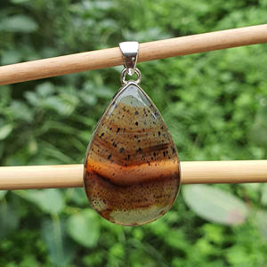 Waterdrop มอนตานามอสอาเกต925เงินแท้จี้ชั้นดีทำด้วยมือและเสน่ห์เครื่องประดับคลาสสิกขายส่ง - Product Image 2