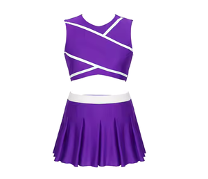 Tenue d'entraînement personnalisée pour cheerleading, fabriquée au Pakistan, créez votre propre uniforme d'équipe, uniforme de cheerleading en tissu doux - Product Image 2