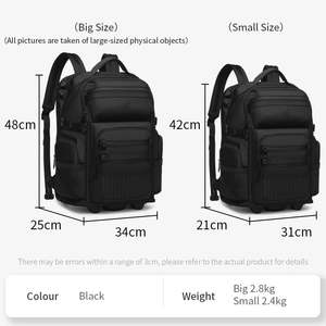 Sac à dos de voyage imperméable Bagnex 9820 avec roulettes pivotantes, approuvé par les compagnies aériennes, sac à roulettes en polyester pour l'école - Product Image 5