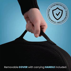 Productos de tendencia Cojín de asiento ortopédico y almohada de soporte lumbar Almohada de soporte lumbar de malla 3D de espuma viscoelástica - Product Image 3