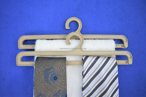 Cintre de balle de riz naturel VNB NH126 écologique de haute qualité 230x13mm Durable pour accessoires de vêtements de serviette en tissu d'affichage - Product Image 5