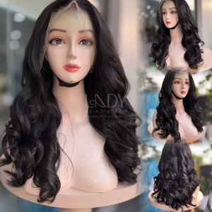 Top Quality RawHair 100% Vietnamese Human Hair Wig Lace Front Wigs Wavy Hair - Product Image 2