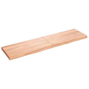 Estante de Pared de Madera de Roble Macizo Color Marrón Claro Medio - Product Image 2