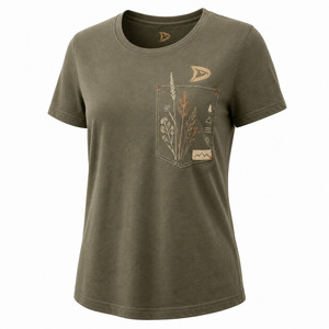 T-shirt Premium Teint en Pièce pour Femme, Grammage Lourd 200 GSM, en Jersey Soie/Coton Lavé, Coupe Ample, Luxe, Grande Taille, Style Y2K, Col Rond - Product Image 4