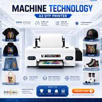 Impresora DTF Pro 330mm YY-F30, Máquina de Impresión Textil Digital a Color Vívido, Alta Resolución 2880dpi para Prendas Profesionales