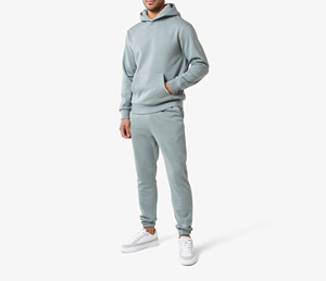 Sun Fade Winter Tracksuit Custom Fashion Sportswear <b>Set</b> with Solid Finish <b>Matching</b> Jacket <b>Jogger</b> Pants Wholesale - Product Image 3