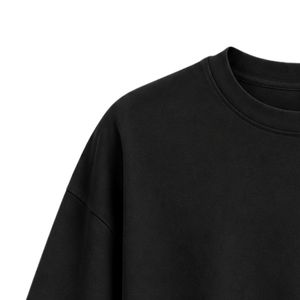 Black Short Sleeve Crew Neck <b>T</b> <b>Shirt</b> with Embroidered Jack & Jill Crest Patch on Chest and Large Circular Back Graphic Casual - Product Image 3