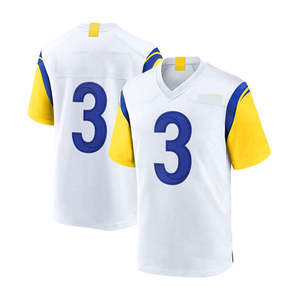 Custom Sublimation American Football Uniform Set High Quality Breathable Mesh Team Football Jersey and <b>Padded</b> Football <b>Pants</b> - Product Image 2