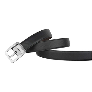 Cinturón de Cuero Genuino Premium para Hombre con Grabado de Logotipo Personalizado, Hebilla de Moda de Alta Calidad, Duradero, Venta al por Mayor, OEM, Marca Privada - Product Image 1