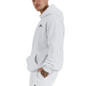 Sweat-shirt à capuche unisexe personnalisé avec logo imprimé et brodé, coupe classique, couleur unie, poche avant, décontracté, respirant, pour l'automne - Product Image 2