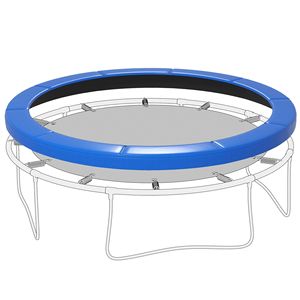 12FT All-Weather <b>Trampoline</b> Replacement Safety Pad Tear Resistant with No Holes Fitness Accessories for Poles - Product Image 1