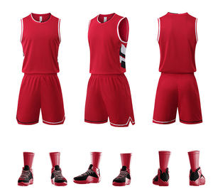 Camiseta de Baloncesto Reversible Personalizable para Hombre, 100% Poliéster, Económica, Transpirable, Uniforme Deportivo de Entrenamiento - Product Image 4