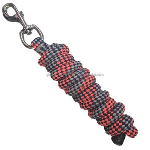 Heavy Duty Durable <b>Lead</b> <b>Rope</b> for Horses Nylon Soft Touch with Customized Length & Changeable Solid Brass or Zinc Snap Heavy - Product Image 6
