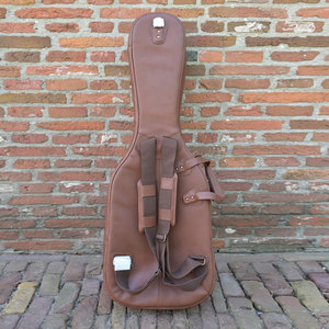 Bolsas de guitarra de cuero con diseño personalizado de fábrica, logotipo personalizado, a prueba de golpes y agua, para guitarra acústica y bajo. - Product Image 2