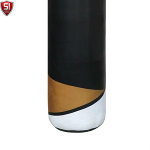 Sac de frappe lourd en cuir SUMROOS avec double sangle, hauteur réglable, base en caoutchouc, rempli de sable 25KG pour entraînement de boxe - Product Image 4