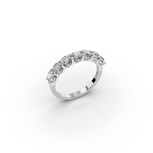 Anillo de Diamantes de Laboratorio de Lujo con Siete Piedras de 1.50 Ct - Product Image 6