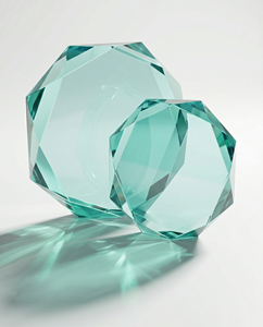 เหรียญอะคริลิคคริสตัลสีเขียวแบบกลมสำหรับเป็นของขวัญแผ่นโลหะตัวอย่าง - Product Image 4