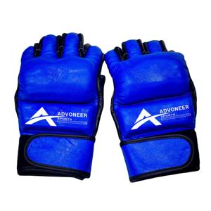 Guantes MMA de cuero de vaca dorado de calidad superior Diseño de dedo completo que absorbe la humedad para cierre de muñeca para artes marciales de boxeo - Product Image 5