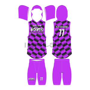 Uniformes de Fútbol Americano 7on7 Transpirables, Uniformes de Compresión 7v7, 100% Poliéster, Conjuntos de Tallas Grandes, Bajo Costo - Product Image 4