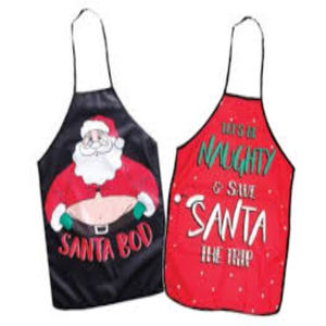ผ้ากันเปื้อนคริสมาสต์ปรับแต่งได้พิมพ์ลายผ้าคุณภาพสูงจาก USA - Product Image 1