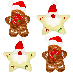 Pet care products Wholesale Cute Christmas Plush Squeaker Dog Toy Bottle Design Festival Pet Chewing Toys for Small Medium Dogs - Product Image 3